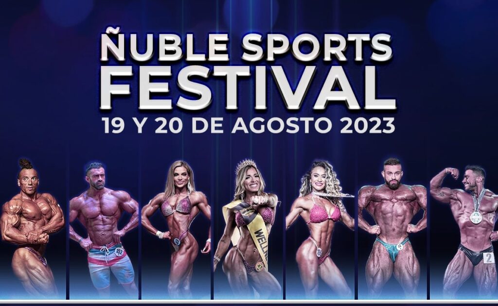 Los mejores exponentes del fisicoculturismo en el Ñuble Sports Festival